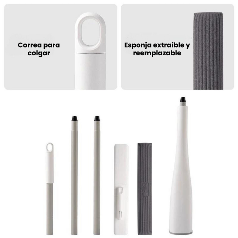 Mopa MagiSuga® - Esponja Auto-Espremedora de Absorção Instantânea